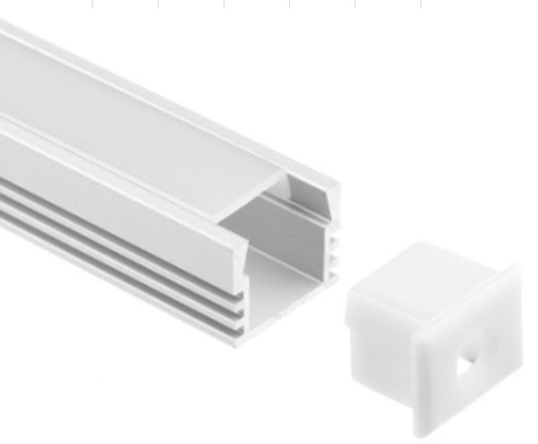 Aviation 6063 Aluminiowy kanał profilowy Led 16 x 12 mm kanał świetlny taśmy