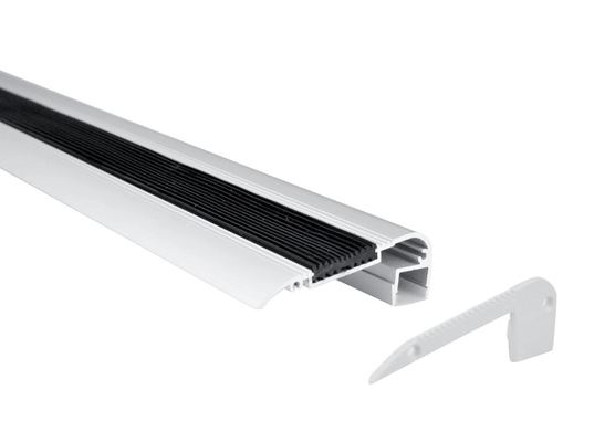 Anodowany profil aluminiowy LED Light 6063 68x24.6mm do krawędzi schodkowej