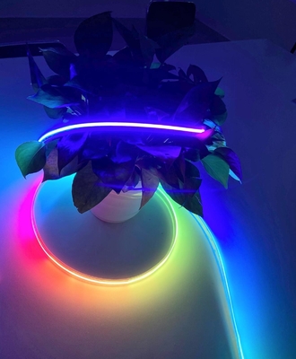 IP65 Elastyczny pasek LED COB Pixel Rgb z silikonowym rękawem 27w / m