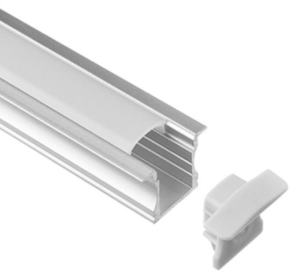 Profil aluminiowy do montażu wpuszczanego LED 25 X 14,5 mm RoHS