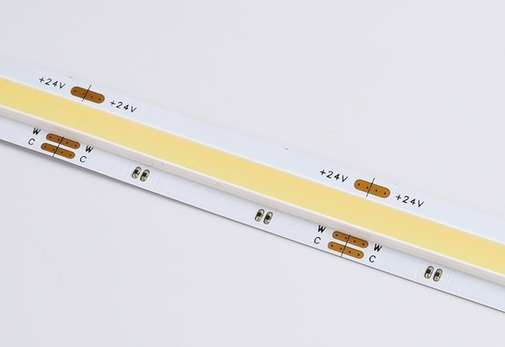 Regulowana taśma LED Cob Cct Light Dynamic White 17,2 w / M podwójna linia